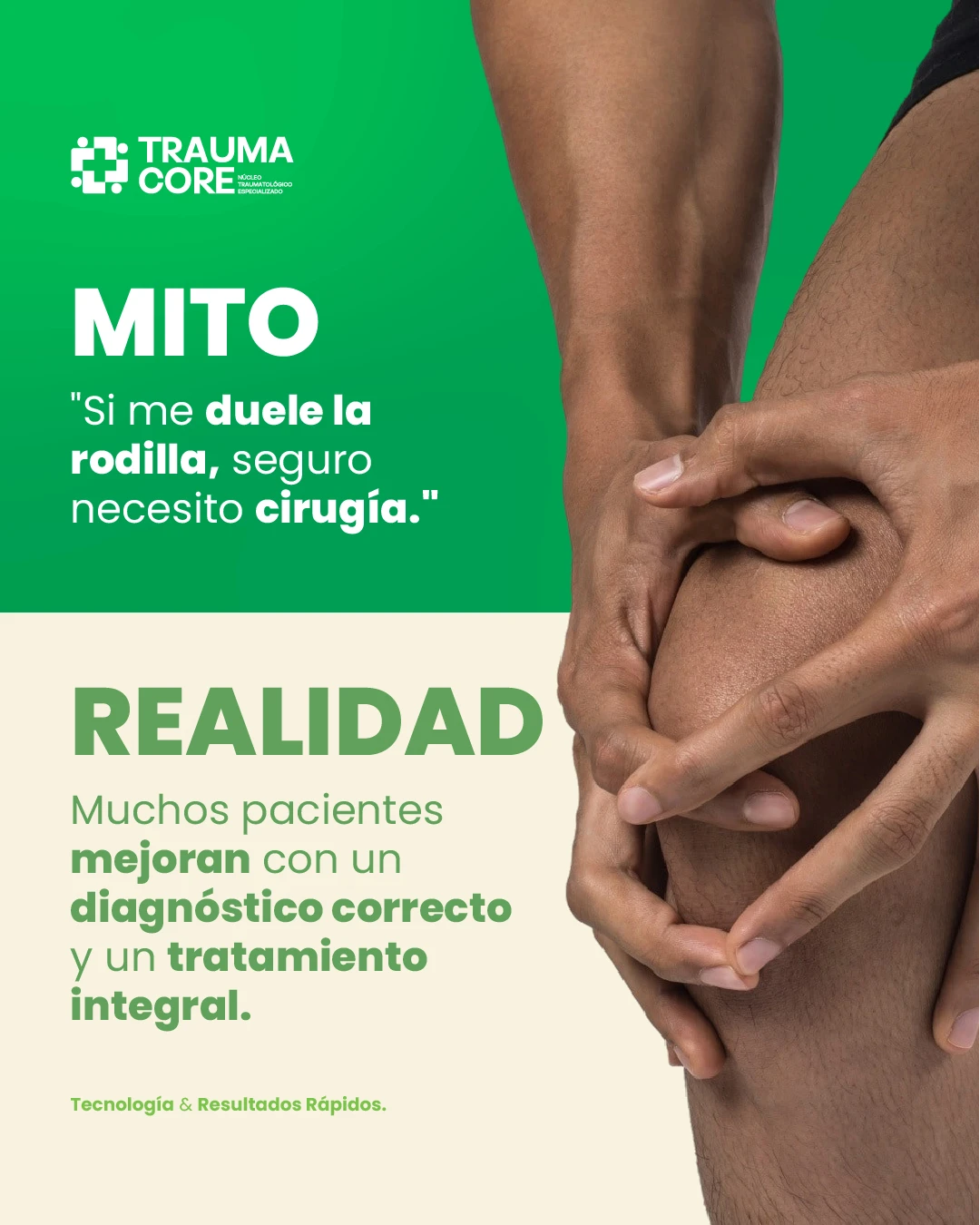 Dolor de Rodilla, no siempre requiere cirugía