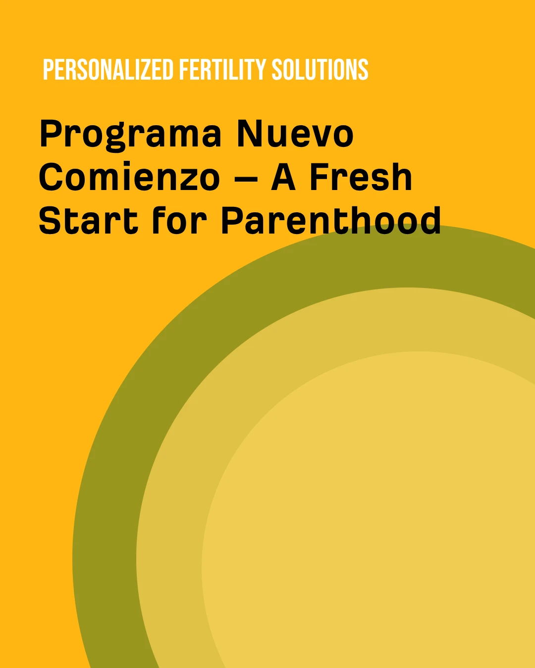 Programa Nuevo Comienzo – A Fresh Start for Parenthood