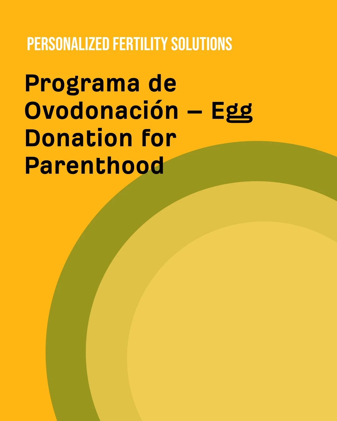 Programa de Ovodonación – Egg Donation for Parenthood